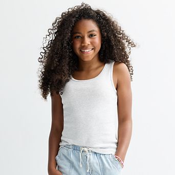 Girls 6-20 SO® Double Scoop Tank Top in Regular & Plus Size