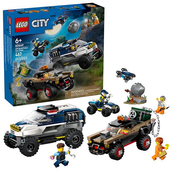 LEGO City Off-Road Police Car Chase Set – 60449