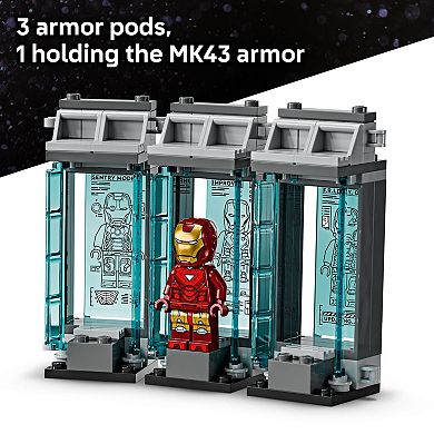 LEGO Marvel Super Heroes Iron Man's Laboratory: Hall of Armor Building Set – 76315