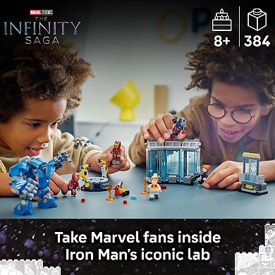 LEGO Marvel Super Heroes Iron Man's Laboratory: Hall of Armor Building Set – 76315