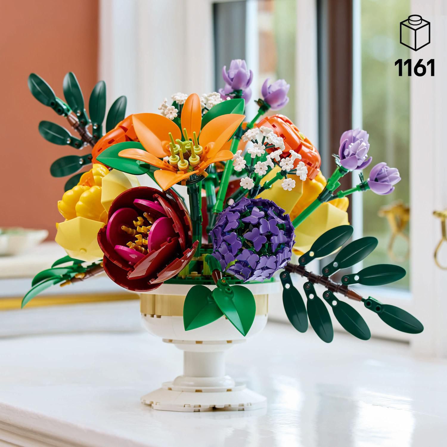 Конструктор LEGO Botanicals Flower Arrangement 10345 Building Kit (161 Pieces) — фото 2