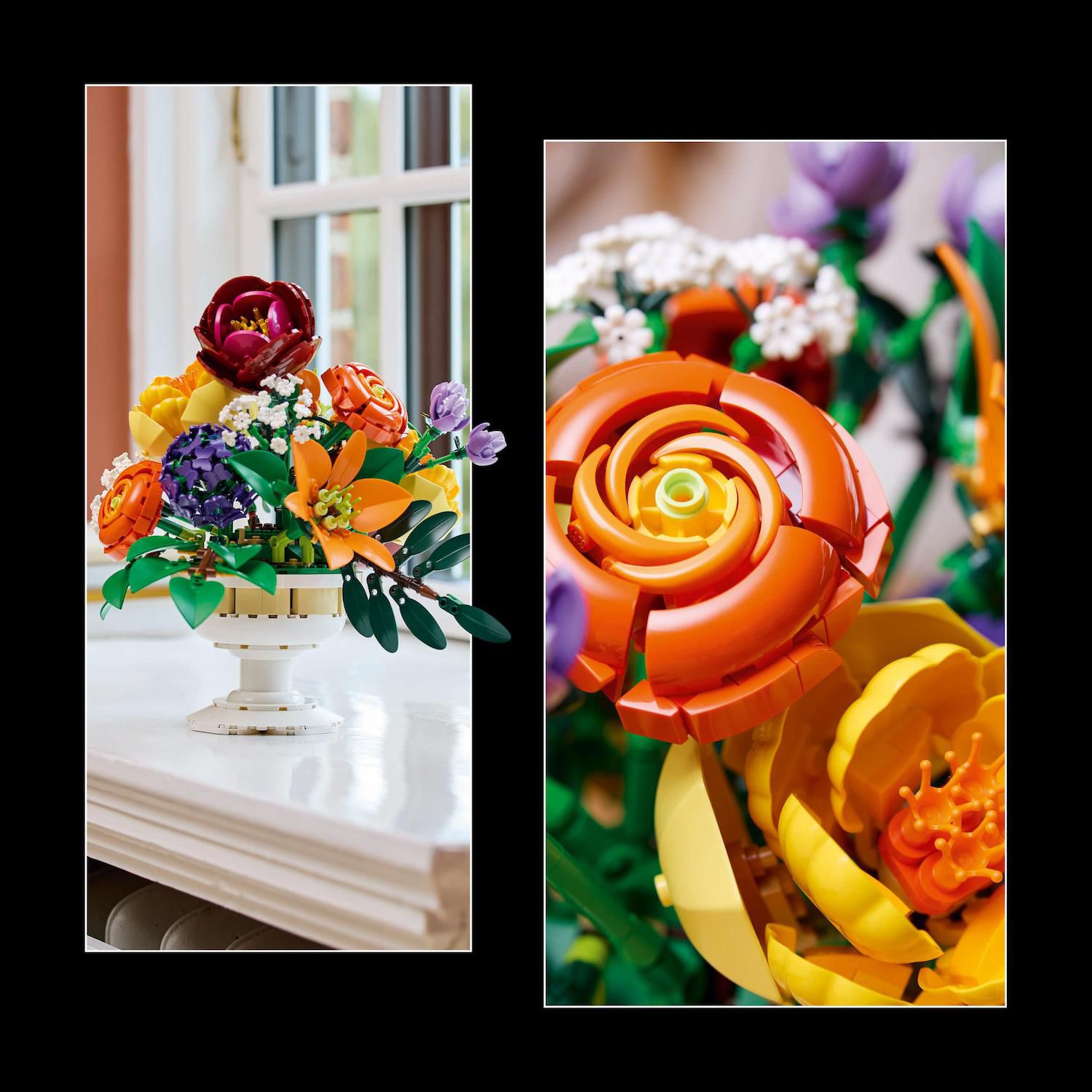 Конструктор LEGO Botanicals Flower Arrangement 10345 Building Kit (161 Pieces) — фото 4