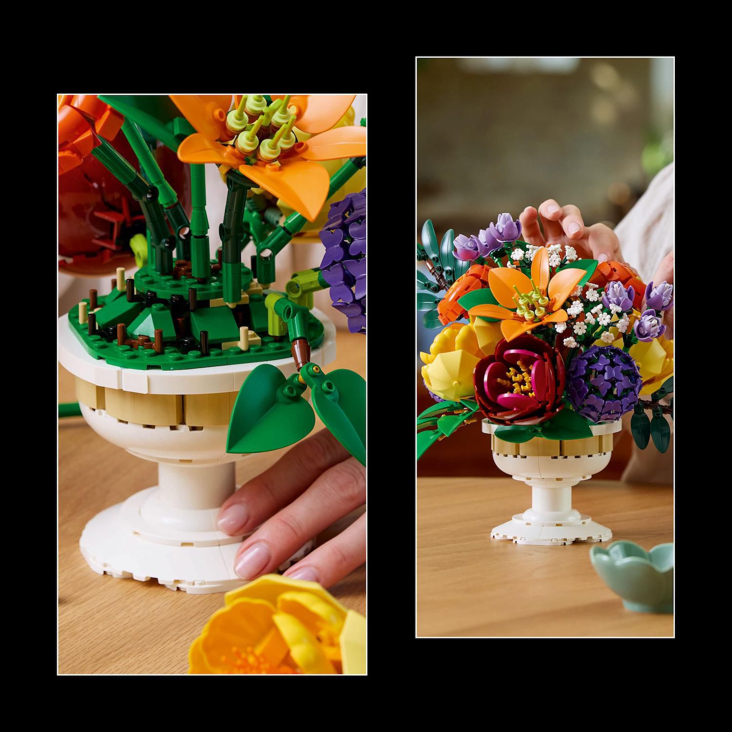 Конструктор LEGO Botanicals Flower Arrangement 10345 Building Kit (161 Pieces) — фото 5