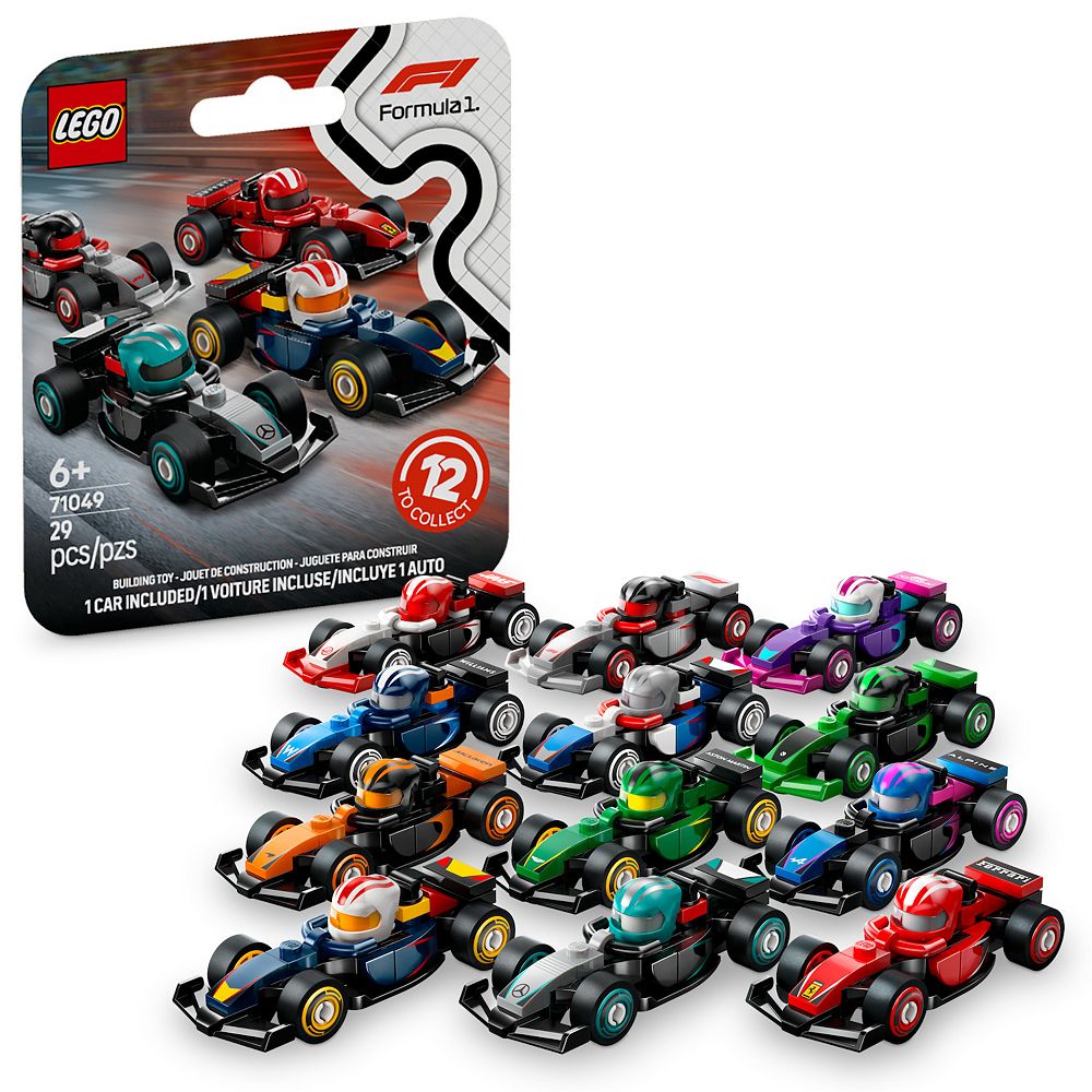 LEGO F1 Collectible Race Car 71049 Building Kit (29 Pieces) - Styles May Vary