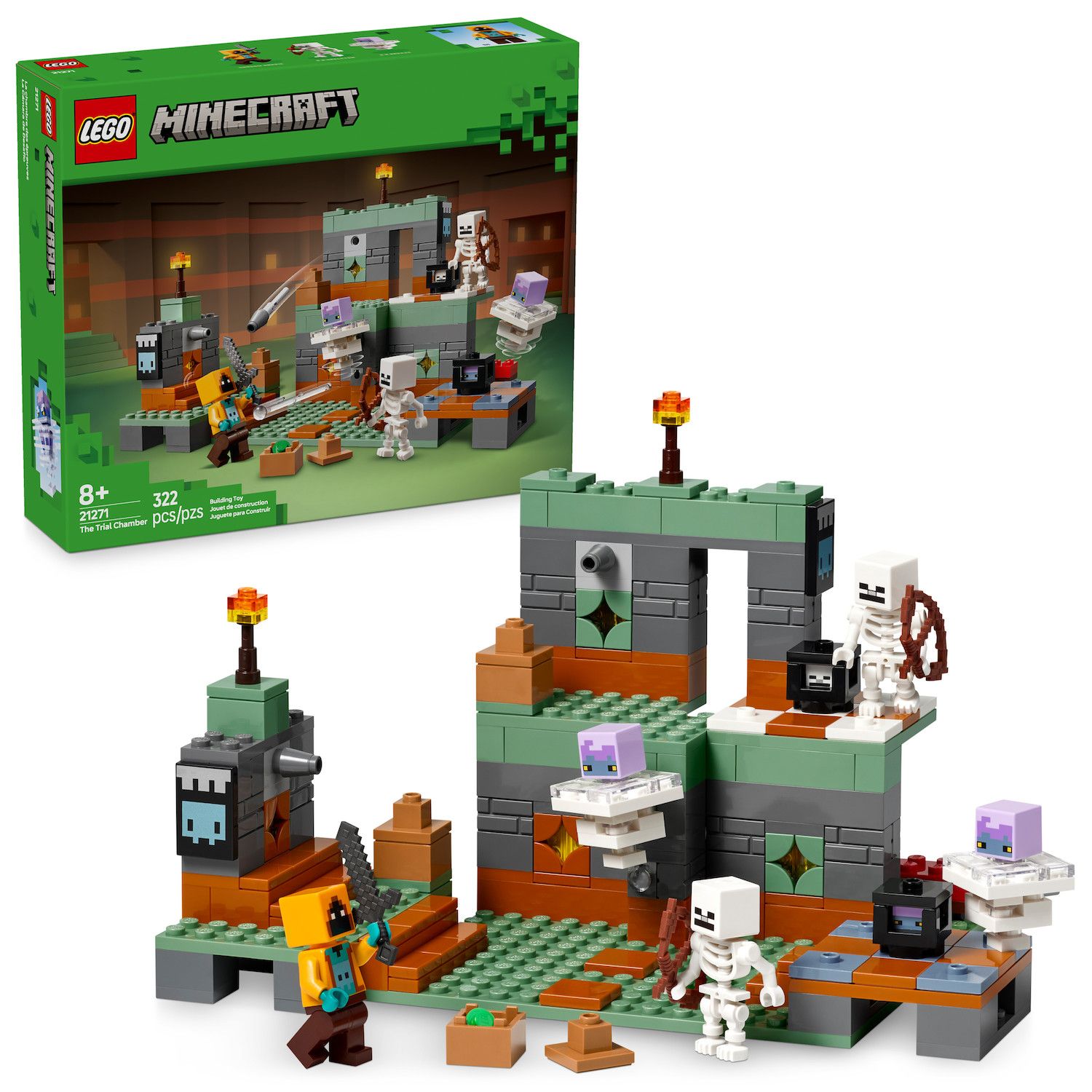 Детский конструктор LEGO Minecraft The Trial Chamber Building Set – 21271 — фото 1