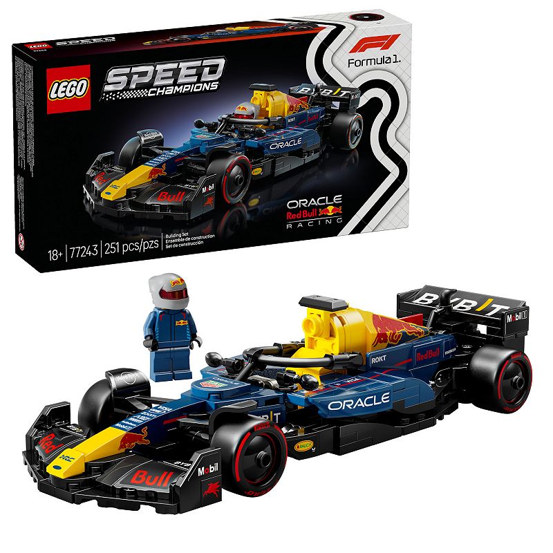 LEGO Speed Champions Oracle Red Bull Racing RB20 F1 Race Car Model Set - 77243, Na