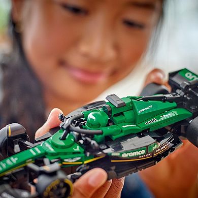 LEGO Speed Champions Aston Martin Aramco F1 AMR24 Race Car Building Toy - 77245