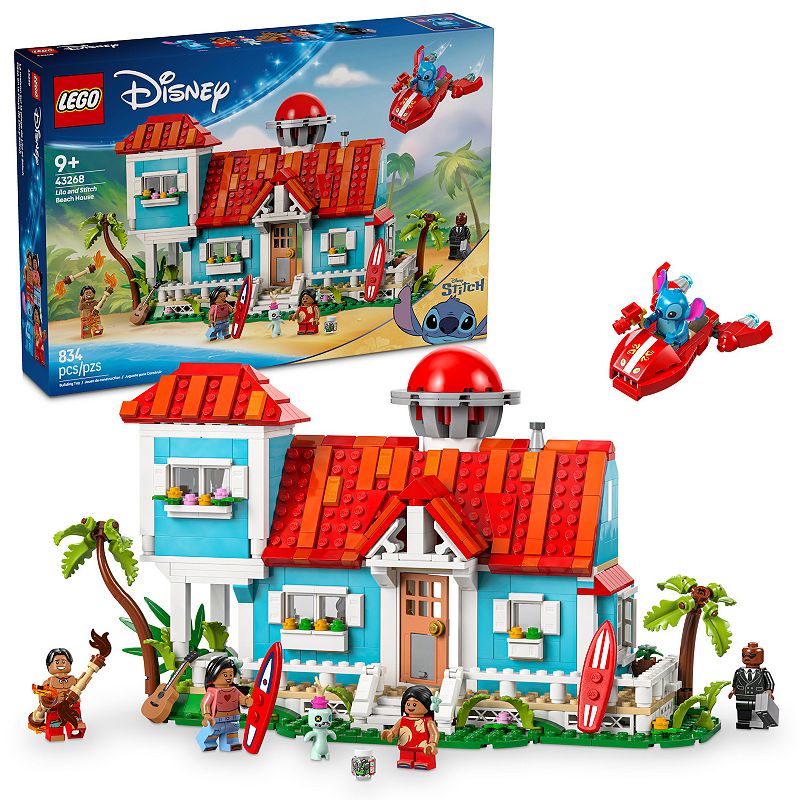 LEGO Disney's Lilo & Stitch Beach House Building Toy - 43268, Na