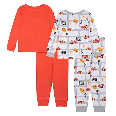Disney / Pixar's Cars Lightning McQueen "McQueen Road" Toddler 4-pc. Pajama Tops & Pajama Bottoms Set