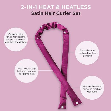 Women's Conair 2-in-1 Heat & Heatless Hair Curler Set