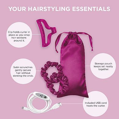 Women's Conair 2-in-1 Heat & Heatless Hair Curler Set