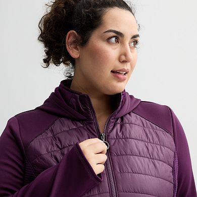 Plus Size Tek Gear® Mixed Media Jacket