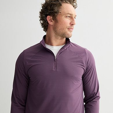 Men's Tek Gear® Mesh Quarter-Zip Pullover