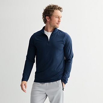 Men's Tek Gear® Mesh Quarter-Zip Pullover