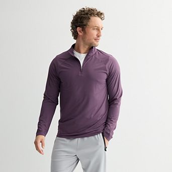 Men's Tek Gear® Mesh Quarter-Zip Pullover