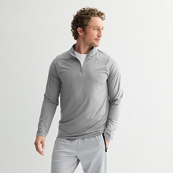 Men's Tek Gear® Mesh Quarter-Zip Pullover