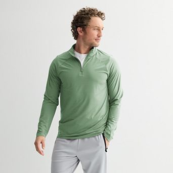Men's Tek Gear® Mesh Quarter-Zip Pullover