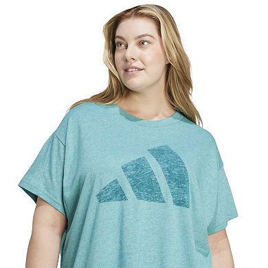 Plus Size adidas Essentials Winners Graphic T-Shirt