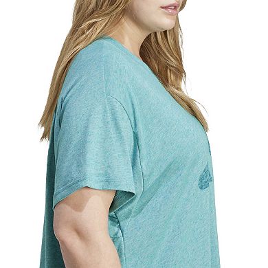 Plus Size adidas Essentials Winners Graphic T-Shirt