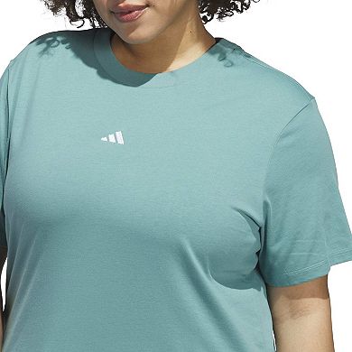 Plus Size adidas Essentials Small Logo Sportswear Top