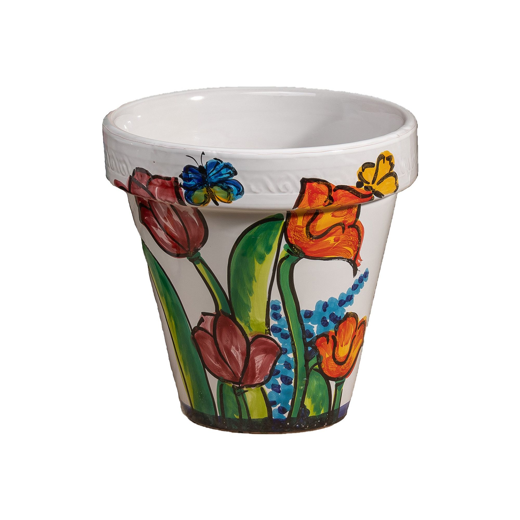 Gerson Ceramic Spanish Pot, Tulip Team
