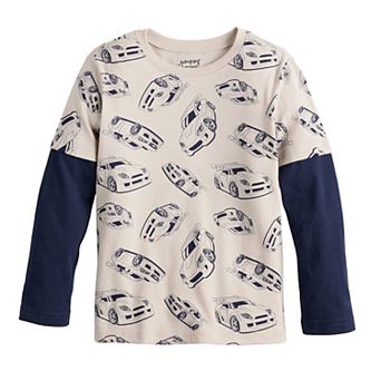 Boys 4-12 Jumping Beans® Long Sleeve Skater Tee