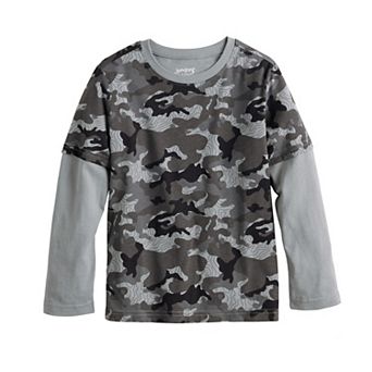 Boys 4-12 Jumping Beans® Long Sleeve Skater Tee