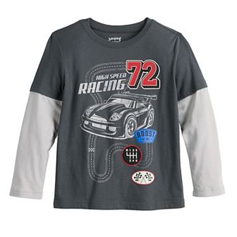 Boys 4-12 Jumping Beans® Long Sleeve Skater Tee