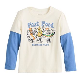 Boys 4-12 Jumping Beans® Long Sleeve Skater Tee