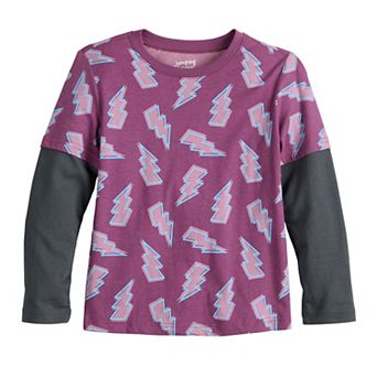 Boys 4-12 Jumping Beans® Long Sleeve Skater Tee