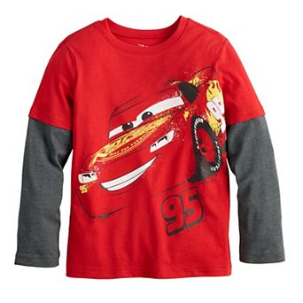 Disney / Pixar's Cars Lightning McQueen Boys 4-12 Long Sleeve Skater T-Shirt by Jumping Beans®