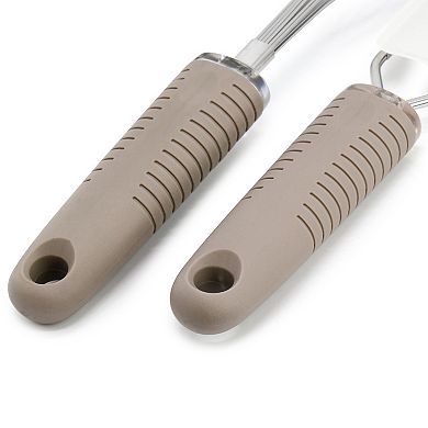 Newcrest 5 Piece Prep and Cook Kitchen Tool Set in Taupe