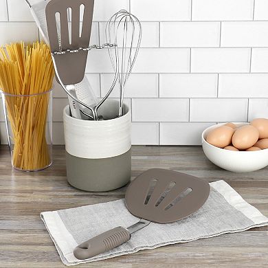 Newcrest 5 Piece Prep and Cook Kitchen Tool Set in Taupe