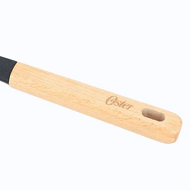 Marion 5 Piece Silicone and Wood Kitchen Tool Set in Black