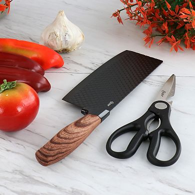 Gunderson 2 Piece Black Stainless Steel Cutlery Set