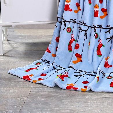Ornaments Plush Decorative Christmas Machine Washable Throw