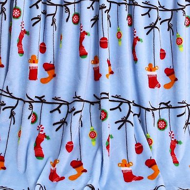 Ornaments Plush Decorative Christmas Machine Washable Throw