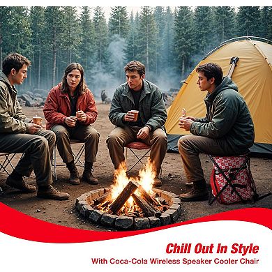 Coca Cola/ Diet Coke Bluetooth Speaker Cooler Bag, Back Pack, and Chair