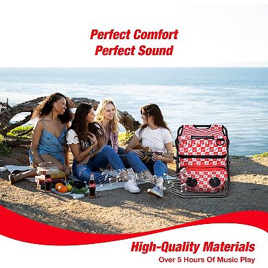 Coca Cola/ Diet Coke Bluetooth Speaker Cooler Bag, Back Pack, and Chair