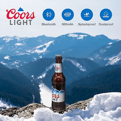 Coors Light Bluetooth Bottle Speaker with Acrylic Case
