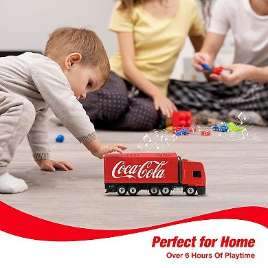 Coca Cola Bluetooth Truck Shaped Speaker with LED Lights