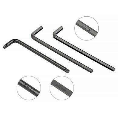 Mount 27PCS Long Arm Hex Key Allen Wrench Set, Metric/SAE/Torx