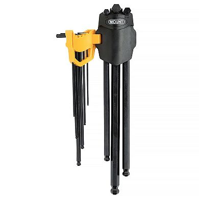 Mount 27PCS Extra Long Arm Ball End Hex Key Allen Wrench Set, Metric/SAE/Torx