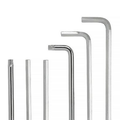 Mount 30PCS Long Arm Hex Key Allen Wrench Set, Metric/SAE/Torx