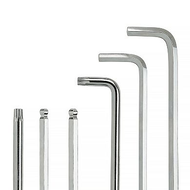 Mount 30PCS Long Arm Ball End Hex Key Allen Wrench Set, Metric/SAE/Torx