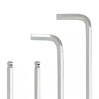 Mount 21PCS Long Arm Ball End Hex Key Allen Wrench Set, Metric/SAE