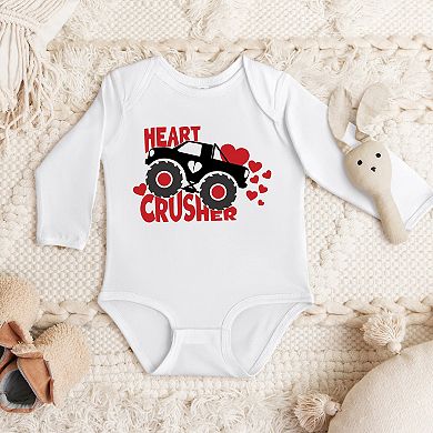 Heart Crusher Baby Long Sleeve Bodysuit
