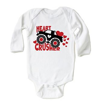 Heart Crusher Baby Long Sleeve Bodysuit
