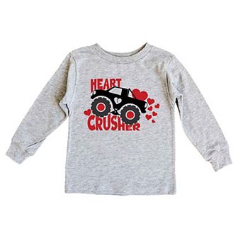 Heart Crusher Toddler Long Sleeve Graphic Tee