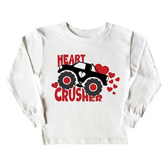 Heart Crusher Toddler Long Sleeve Graphic Tee